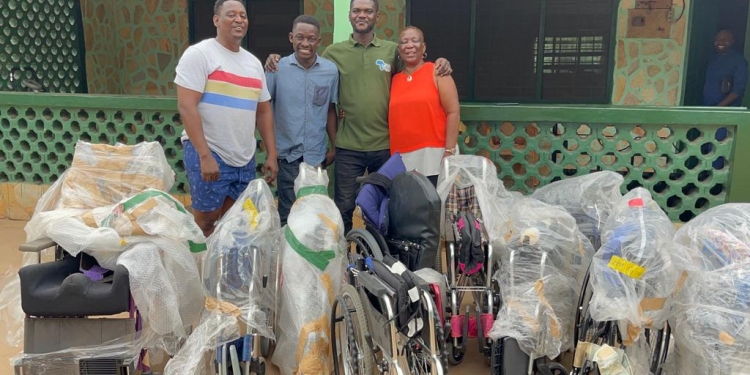 NPC Ghana donate 10 wheelchairs to Cerebral Palsy Sports Federation of Ghana