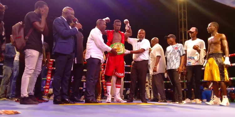 Bukom Banku, Adotey Tetor thrill Deluxy Professional Boxing League fight night 4 as Faisal Abubakar becomes Ghana champion