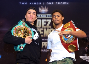 Press conference notes: Oscar Valdez, Shakur Stevenson primed for 130-pound unification showdown