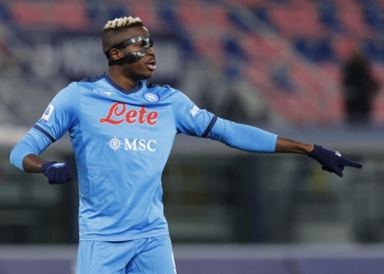 Nigerian striker Victor Osimhen wins Player of the Month award in Italy