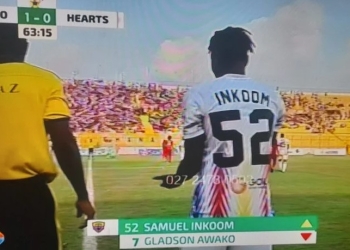 Ex-Ghana, Kotoko defenderSamuel Inkoom makes Hearts of Oak debut