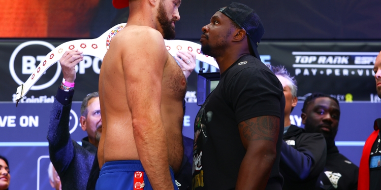 Weigh-In Results & Photos: TYSON FURY vs. DILLIAN WHYTE