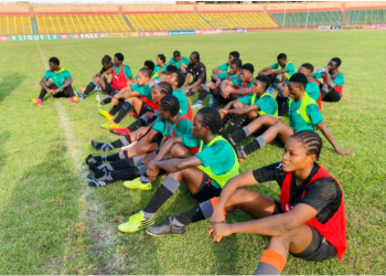 Black Maidens hold first training in Conakry ahead of Guinea match