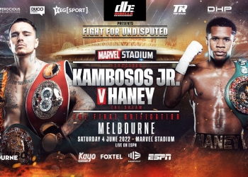George Kambosos Jr. and Devin Haney set for undisputed lightweight world title in Melbourne, Australia June 4
