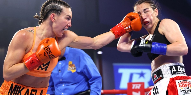 Unified champion Mikaela Mayer defeats Jennifer Han in homecoming title defence