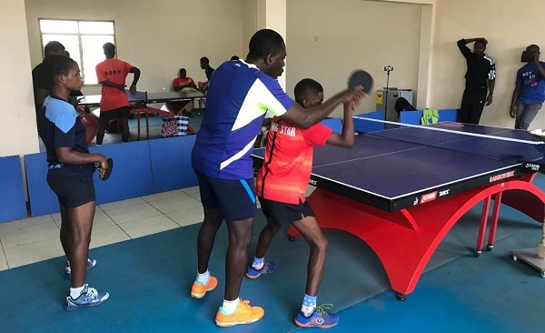 Courage Nanevie organises mentorship training for young table tennis players
