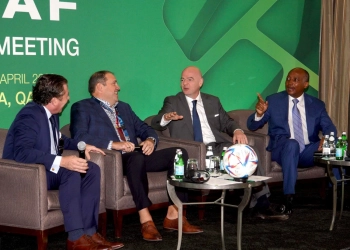 FIFA President, CONCACAF, CONMEBOL Presidents join CAF President Motsepe at Africa MA President’s meeting in Doha