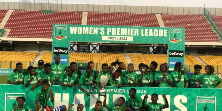 Ampem Darkoa beat Hasaacas Ladies 5-3 on penalties to win Women’s Premier League title