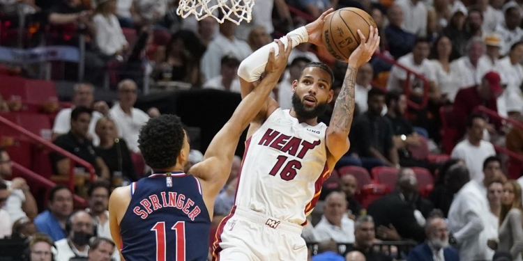Heat roll past 76ers 120-85 in Game 5, take 3-2 series lead