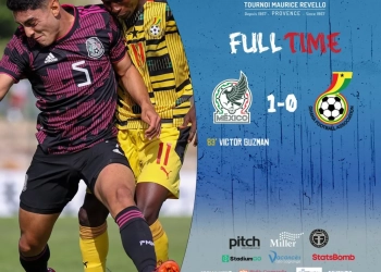 Ghana U-20 lose to Mexico at Toulon tournament