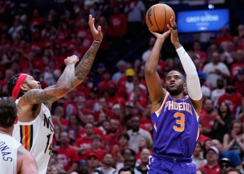 Chris Paul’s record shooting performance leads Suns past Pelicans into second round of NBA playoffs