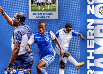 Ampem Darkoa Ladies win Women’s Premier League Northern Zone on final day