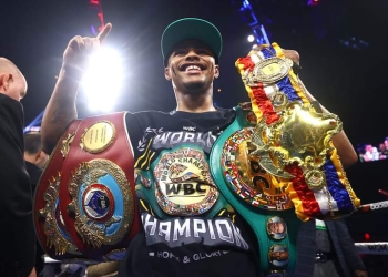 Shakur Stevenson topples Oscar Valdez to unify WBC, WBO junior lightweight titles