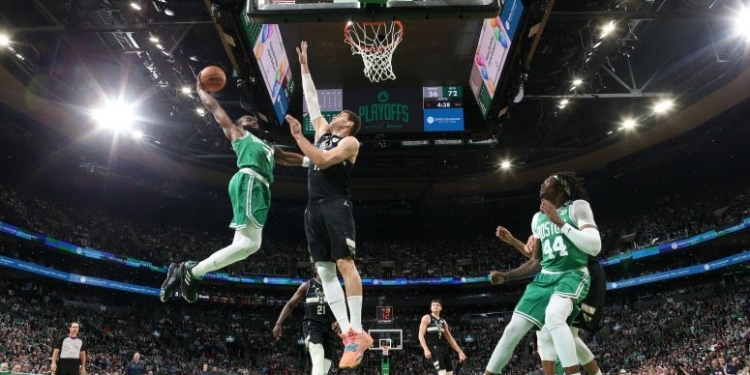 Jaylen Brown the hero as Celtics beat Bucks to even series