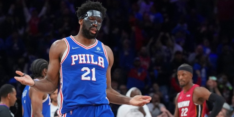 NBA fine Sixers $50k for Embiid injury report violation before Game 3
