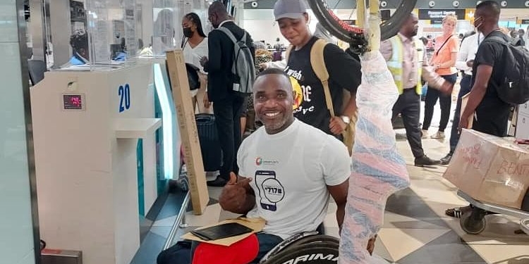 Top paracyclist Botsyoe Nkegbe off to US for training towards 2022 Commonwealth Games qualifiers