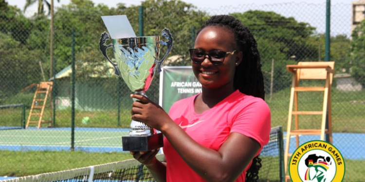 Precious Nunana Beats Lawrencia Aghoghorbia To Win Aboakyer Invitational Tennis tournament