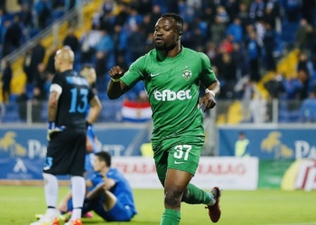 Ghanaian striker Bernard Tekpetey named among best 11 players in Bulgaria
