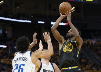 Warriors slow Luka Doncic, rout Mavericks 112-87 in Game 1