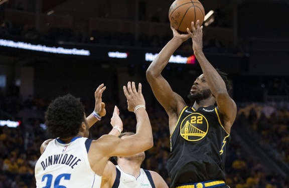 Warriors slow Luka Doncic, rout Mavericks 112-87 in Game 1