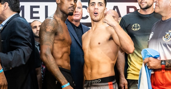 Jermell Charlo-Brian Castano rematch: Weigh-in results from Los Angeles