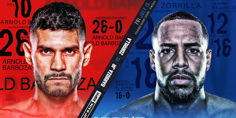 July 15: Arnold Barboza Jr.-Danielito Zorrilla and Olympic silver medal stars Keyshawn Davis, Richard Torrez Jr. confirmed for ESPN-televised Tripleheader