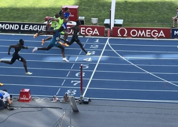 Historic: Benjamin Azamati wins 100m at Paris Diamond League meeting