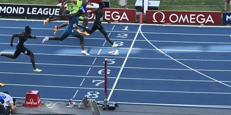 Historic: Benjamin Azamati wins 100m at Paris Diamond League meeting