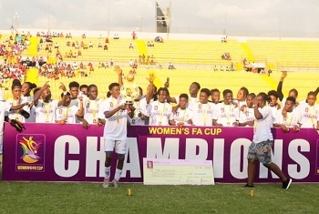 Ampem Darkoa beat Hasaacas again to add Women’s FA Cup to league title