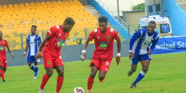 Mbella strikes as Kotoko pip Great Oly in Accra
