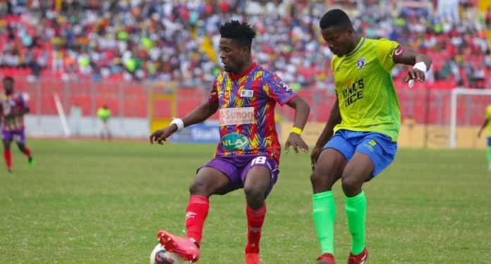 Afriyie Barnieh hits winner on birthday as Hearts beat Bechem to defend MTN FA Cup