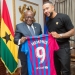 Memphis Depay visits President Akufo Addo at Jubilee House