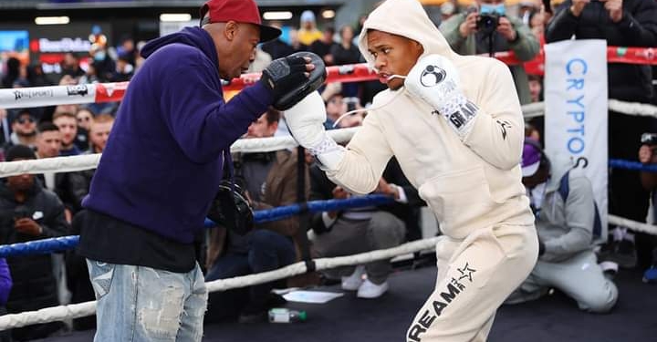 Open workout: WBC lightweight champ Devin Haney receives warm welcome from Australian fans