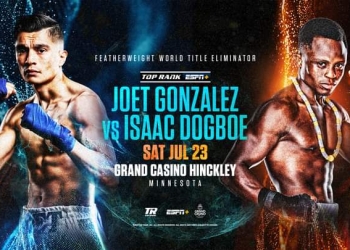 Featherweight fury: Joet Gonzalez, Isaac Dogboe to lock horns in world title eliminator July 23 in Minnesota