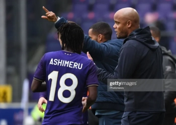 New Burnley coach Vincent Kompany wants Ghana midfielder Majeed Ashimeru to join him in England