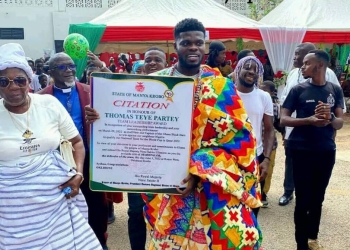 Ghana and Arsenal star Thomas Partey installed ‘developmental’ chief in hometown