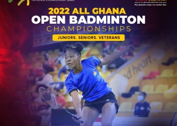 Ghana Badminton Association open registration for 2022 All Ghana Open National Championships