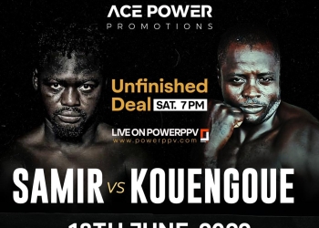 Bastie Samir returns versus Kamdam Kouengoeu on Cameroon on ACE Power Promotions’ show June 18