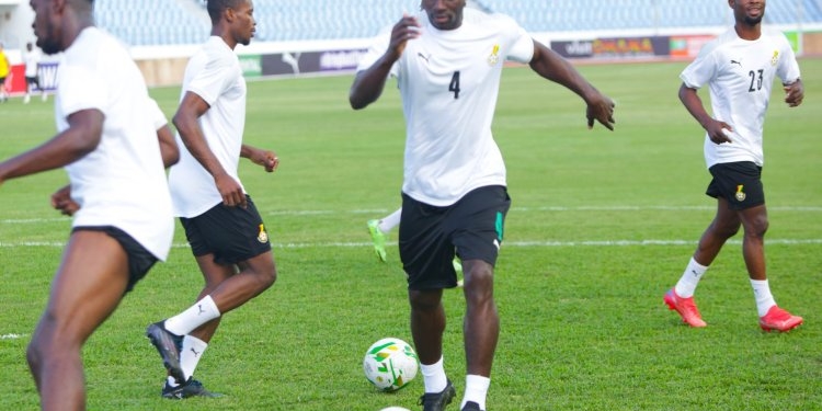 PHOTOS: Black Stars final training at Cape Coast Stadium ahead of Madagascar clash