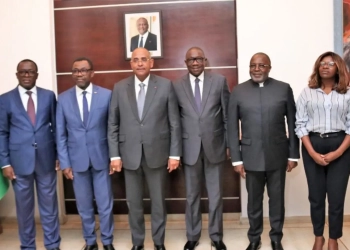 CAF scribe Mosengo-Omba wraps up a successful two-day working visit in Ivory Coast