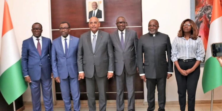 CAF scribe Mosengo-Omba wraps up a successful two-day working visit in Ivory Coast