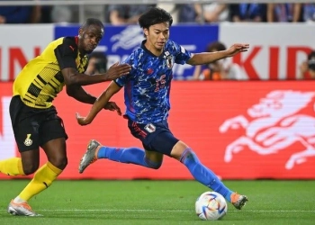 Kirin Cup: Japan forward Kaoru Mitoma reacts to thumping win over Ghana