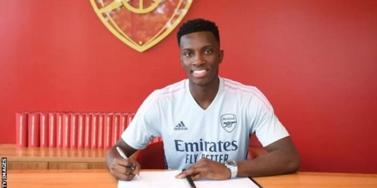 Eddie Nketiah rating to go after sealing new Arsenal contract