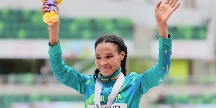 Dream come true for Letesenbet Gidey as she wins Ethiopia’s first gold medal at Oregon 2022
