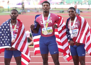 Fred Kerley leads American clean sweep in men’s 100m at Oregon 2022 Worlds