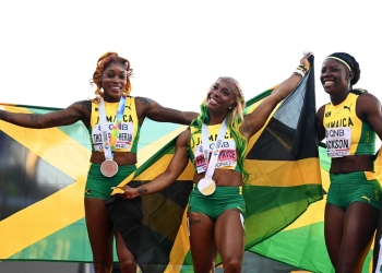 1-2-3: Jamaican trio led by Fraser Pryce write history in women’s 100m final in World Athletics Championships