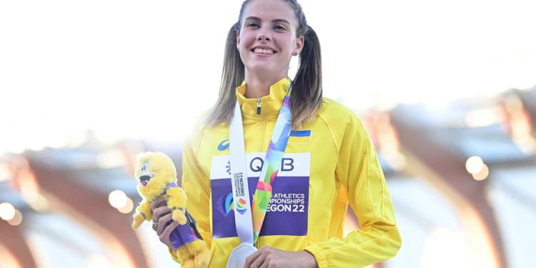 The biggest aim is not to medal, but to return home says Ukrainian high jump star Yaroslava Mahuchikh