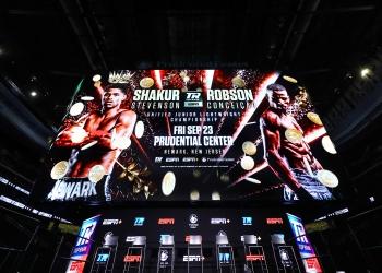 He’s coming home: Shakur Stevenson announces Robson Conceição homecoming September 10