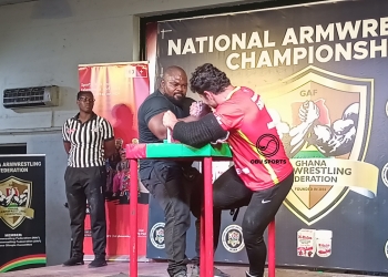 Ghana Armwrestling President targets 20 medals at Africa championship in Nigeria July 17-19