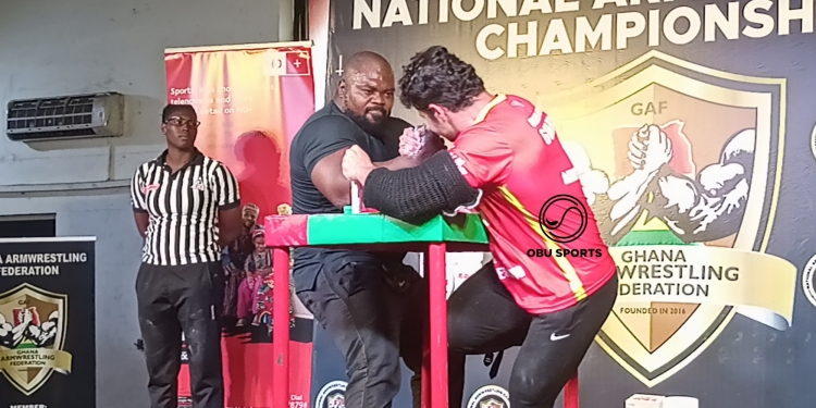 Ghana Armwrestling President targets 20 medals at Africa championship in Nigeria July 17-19